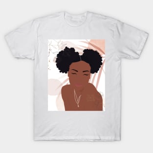 Woman abstract portrait minimalist T-Shirt